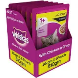 WHISKAS CHICKEN GRAVY 85GM